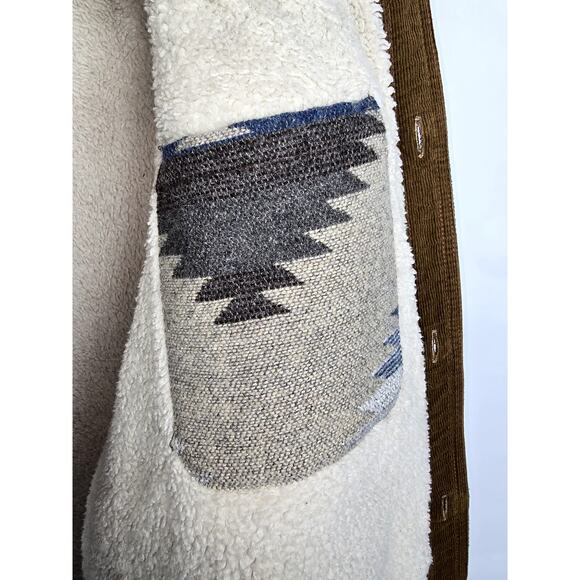 Jachs New York Jacket Shacket Wool Blend Sherpa Lined Aztec Southwestern Men XXL - Picture 7 of 8